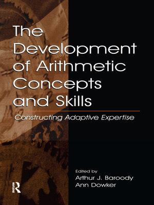 cover image of The Development of Arithmetic Concepts and Skills